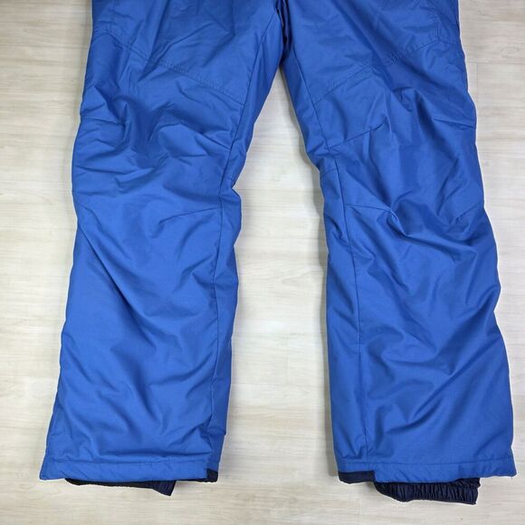 Columbia Snow Pants Blue Omni Heat Tech Insulated Thermal Ski Pants Size Large - Picture 7 of 12